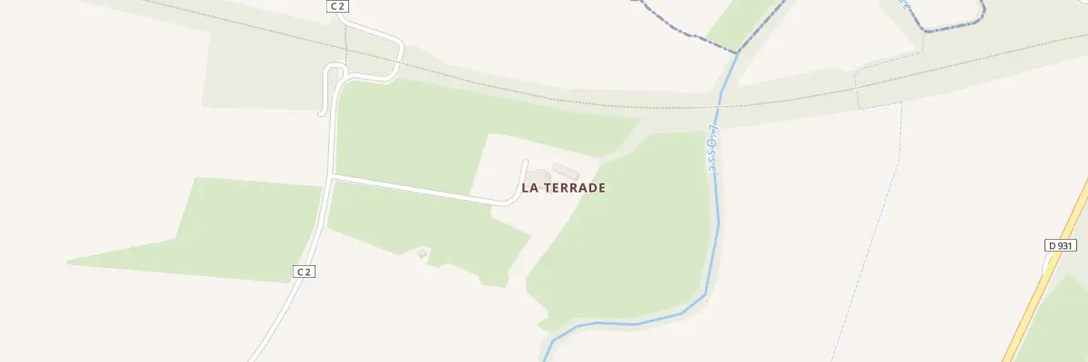 Plan du 5134 A la Terrade à Mouchan