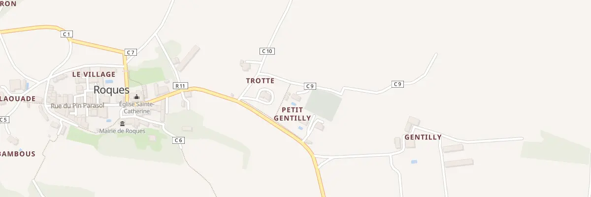 Plan du 5095 A Gentilly à Roques
