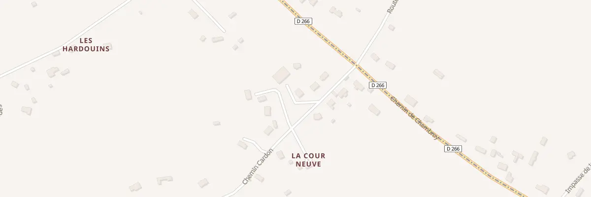 Plan du 92 Che Cardon au Mesnil-Guillaume