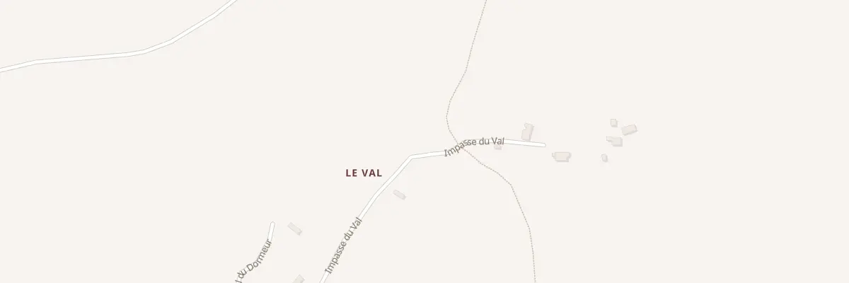Plan du 1 Imp du Val à Saint-Evroult-de-Montfort