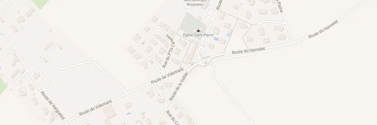 Plan du 8 Rte de Videmare à Oudalle