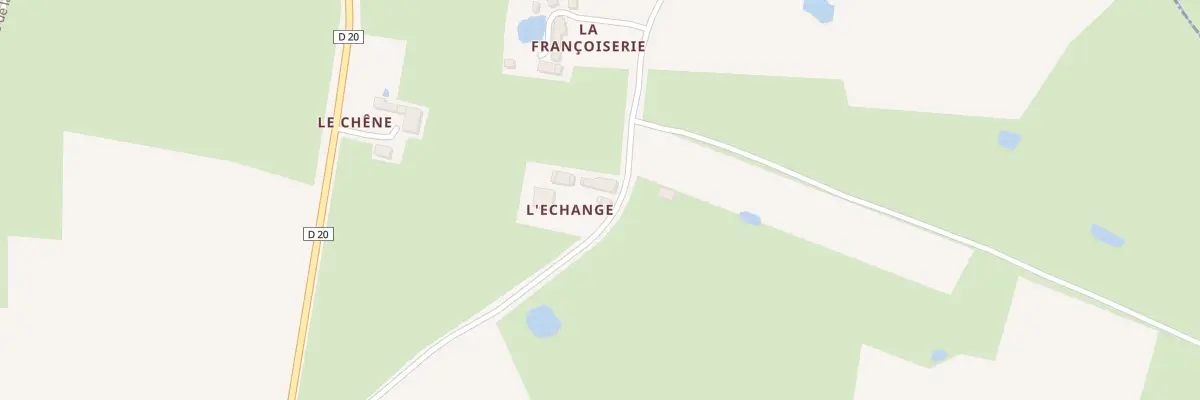 Plan du 5000 Le Chene à Courcebœufs