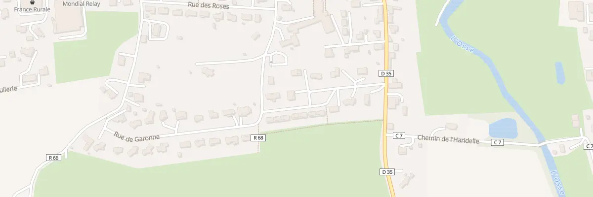 Plan du 10 Rue de Garonne à Vic-Fezensac