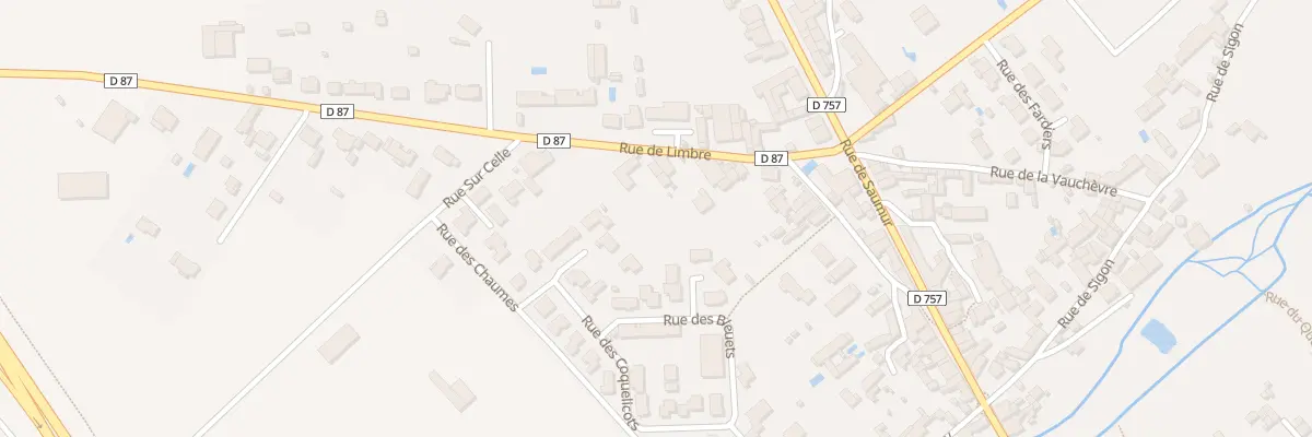 Plan du 5 Rue de Limbre à Migné-Auxances