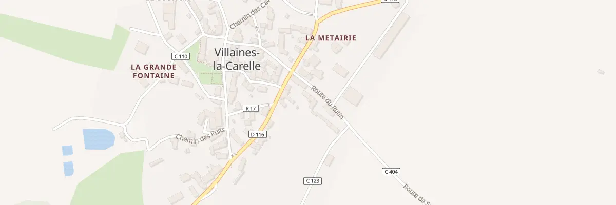 Plan du 4 Rte du Rutin à Villaines-la-Carelle