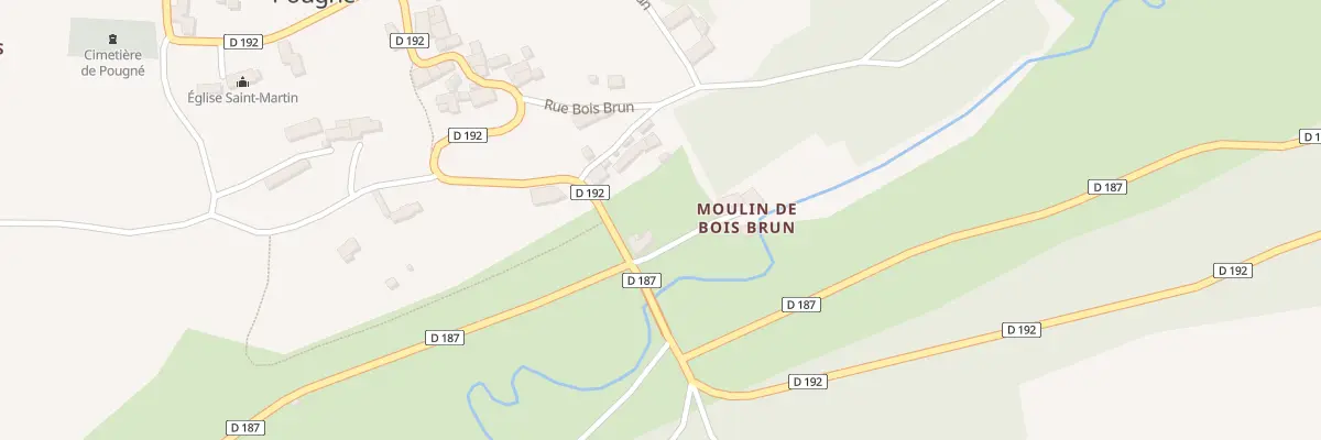 Plan du 2 Rue du Bourg à Nanteuil-en-Vallée