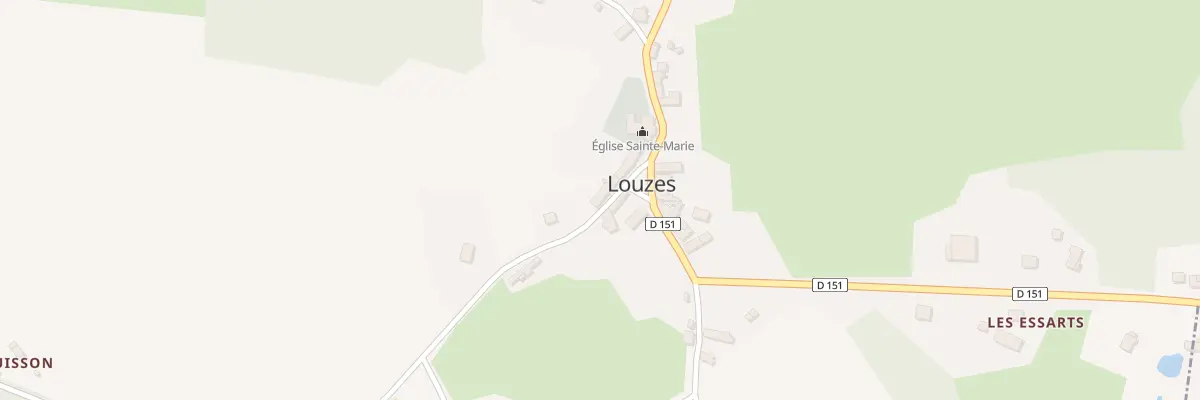 Plan du 9 Le Bourg à Louzes