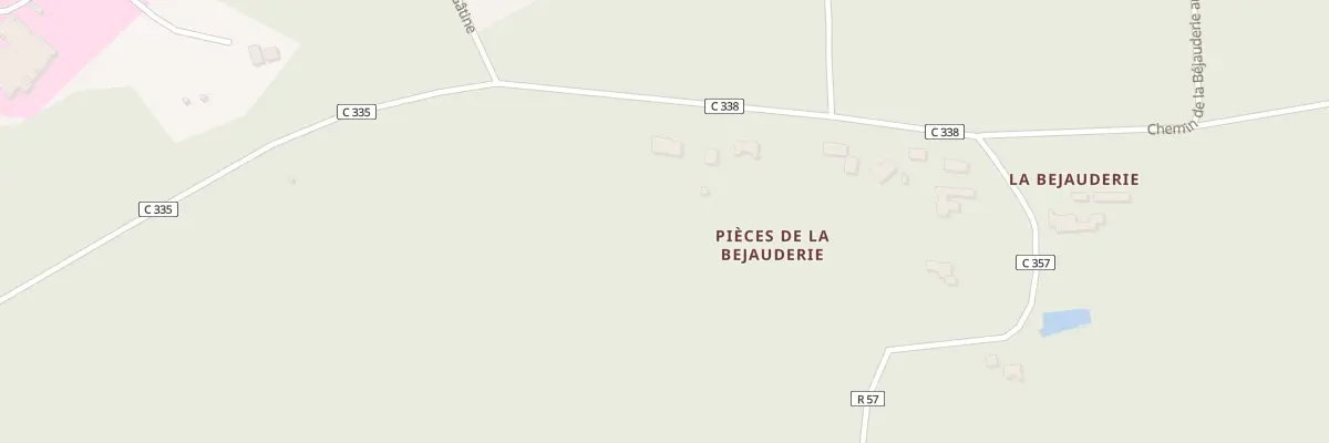 Plan du 223 Pieces de la Bejauderie à Saint-Benoît-la-Forêt