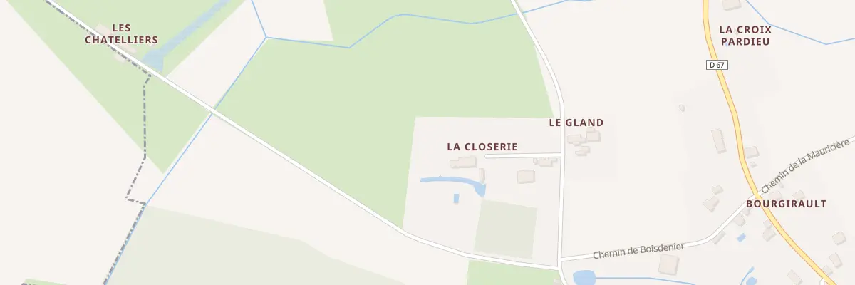 Plan du 127 Rte de Saint Laurent de Lin à Courcelles-de-Touraine