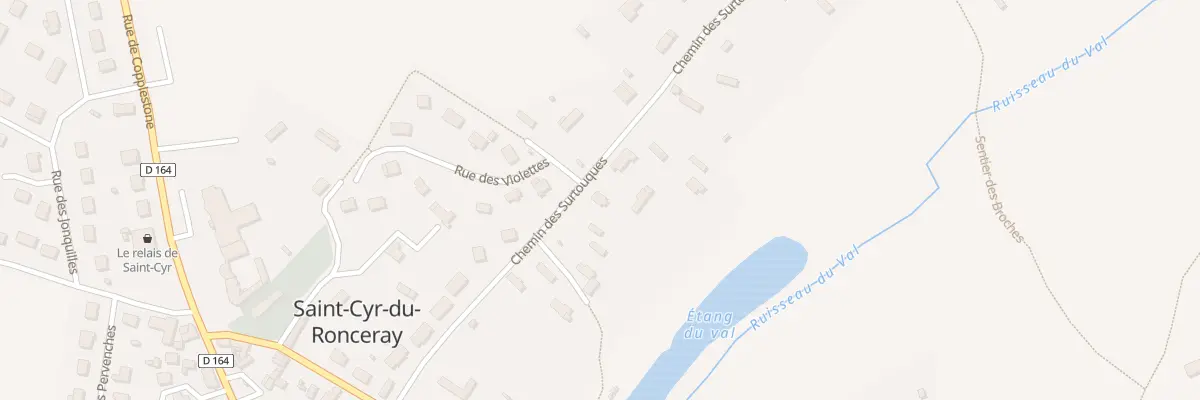 Plan du 6 Che des Surtouques-St Cyr du R à Valorbiquet