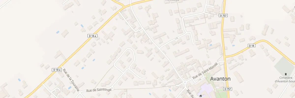 Plan du 16 Rue de la Thibauderie à Avanton