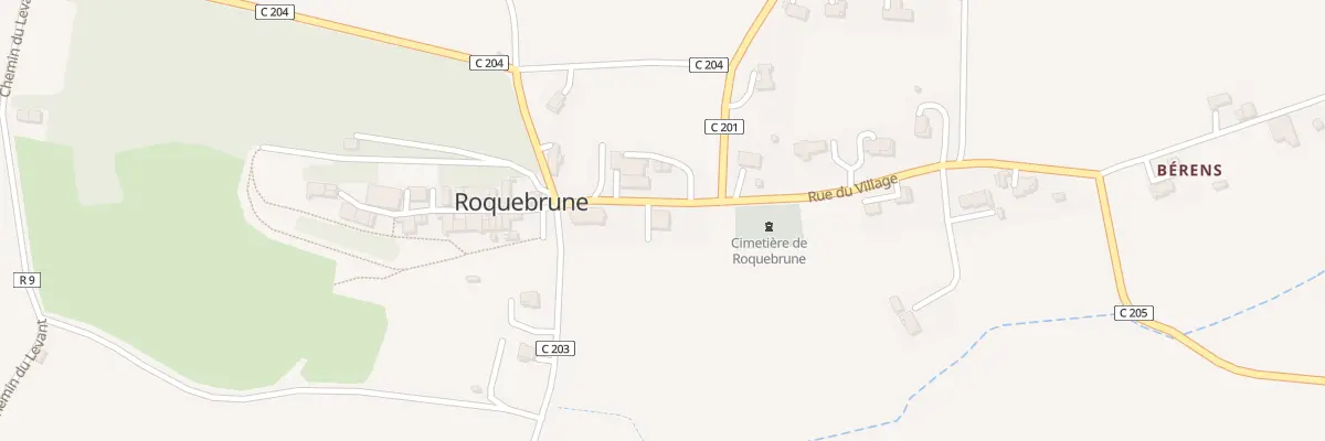 Plan du 94 Rue du Village à Roquebrune