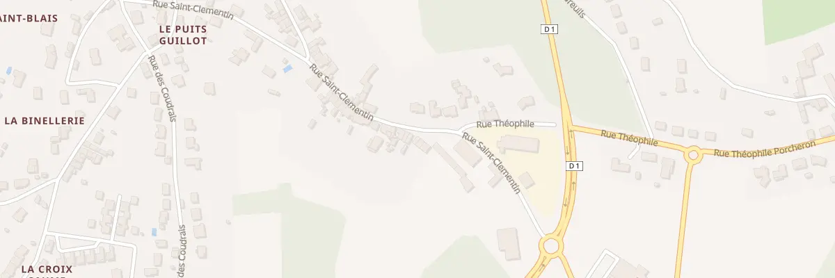 Plan du 40 Rue de St Clementin à Civray
