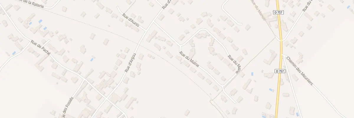 Plan du 12 Rue du Maine à Avanton