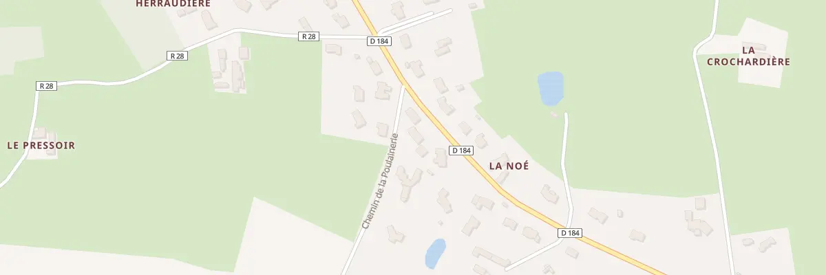 Plan du 1B Che de la Poulainerie à Changé