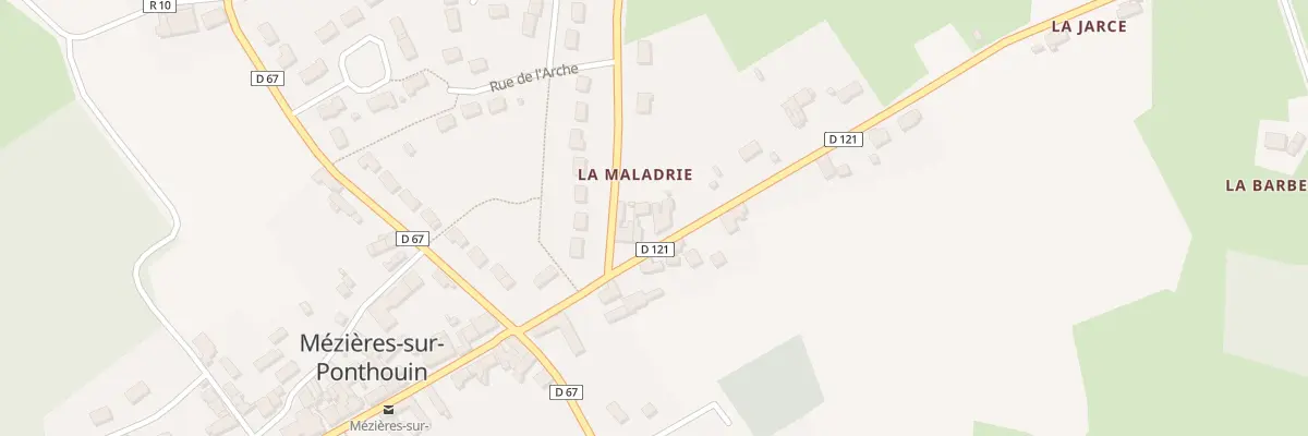 Plan du 5 Rue Marcel Lallouet à Mézières-sur-Ponthouin