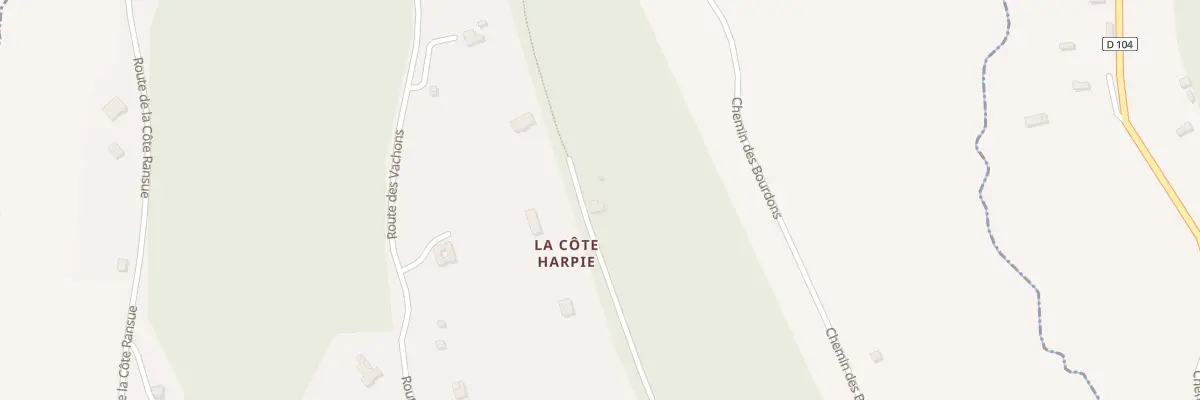 Plan du 830 Che de la Côte Harpie à Quetteville
