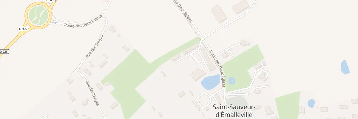 Plan du 368 Rte des Deux Eglises à Saint-Sauveur-d’Émalleville