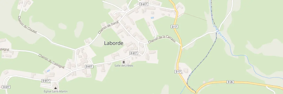 Plan du 5016 Le Village à Laborde