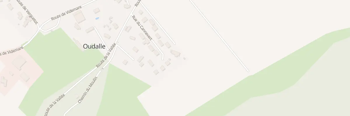 Plan du 91 Rte de la Vallée à Oudalle