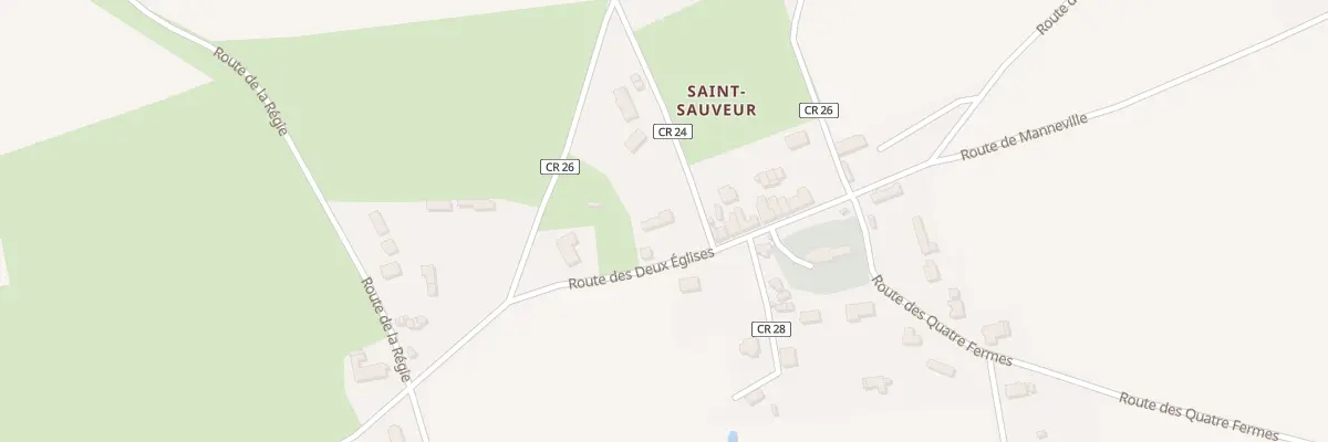 Plan du 2136 Rte des Deux Eglises à Saint-Sauveur-d’Émalleville