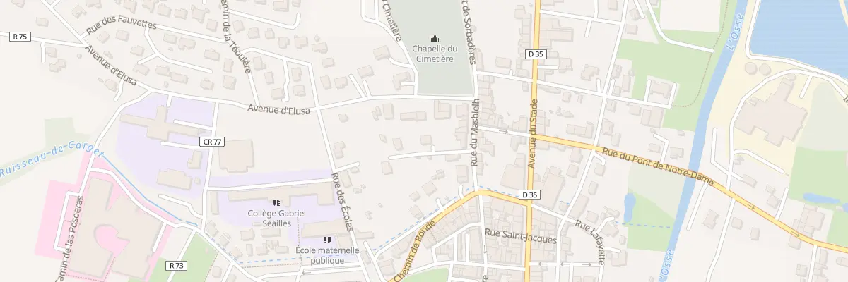 Plan du 5717 Le Mas Vieux à Vic-Fezensac