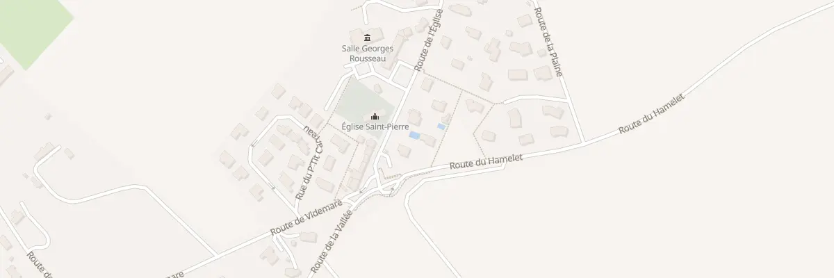 Plan du 58 Rte de l’Eglise à Oudalle