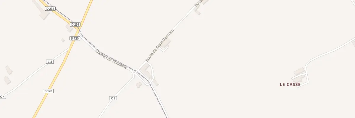 Plan du 863 Rte de Saint-Germain à Tonneins