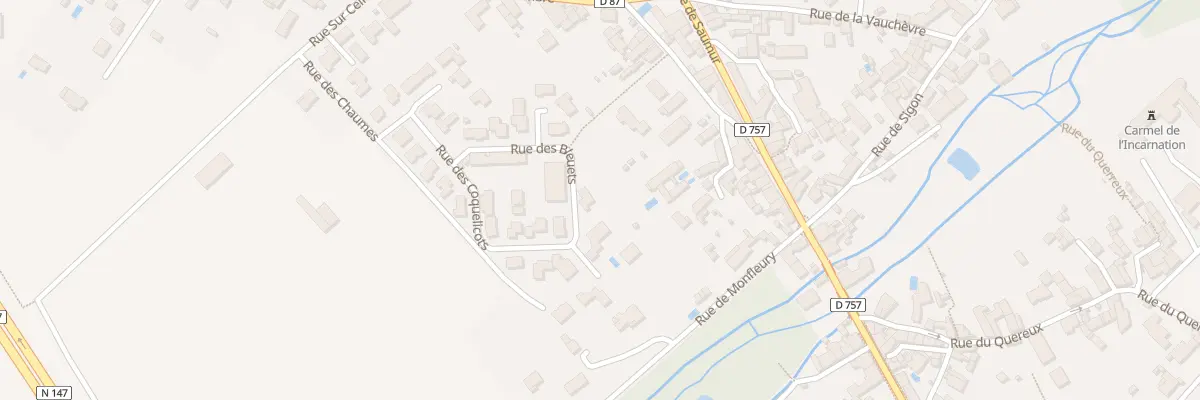 Plan du 21 Rue des Bleuets à Migné-Auxances