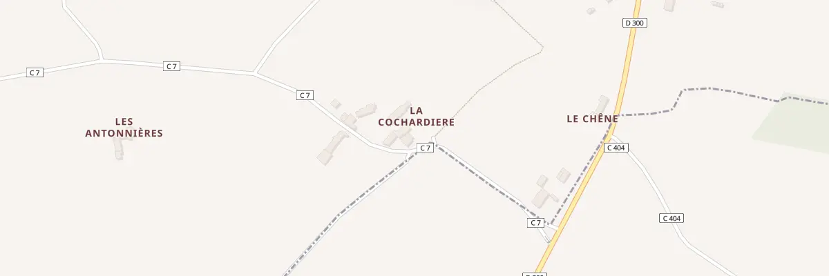 Plan du 6 Ham de la Cochardiere à Saosnes