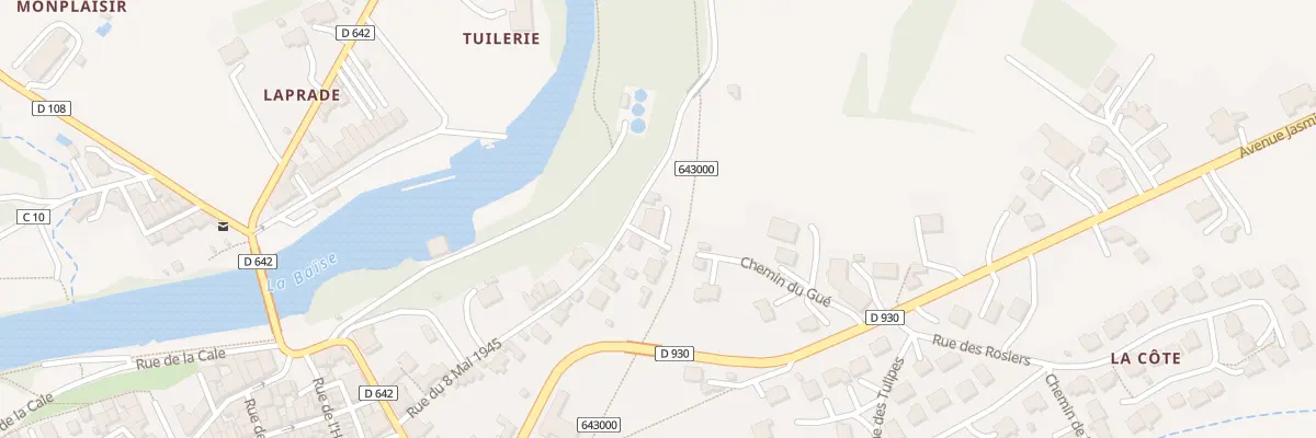 Plan du 36 Rue du 8 Mai 1945 à Lavardac