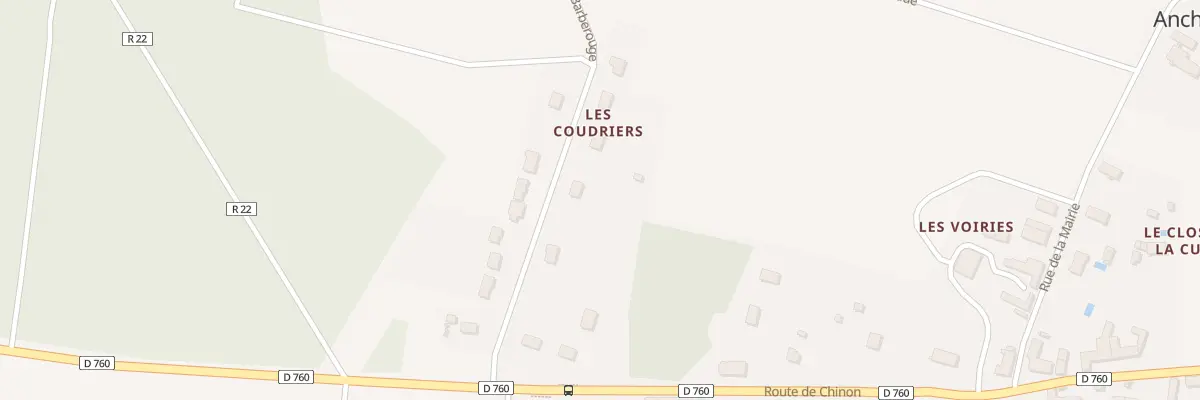 Plan du 8 Rue du clos de Barberouge à Anché