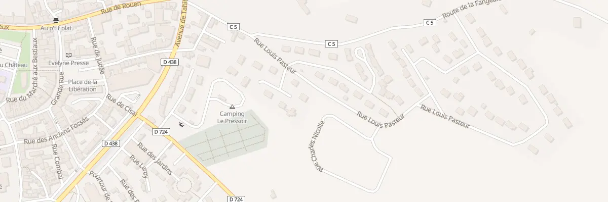 Plan du 9 Rue Christian Barnard à Gacé