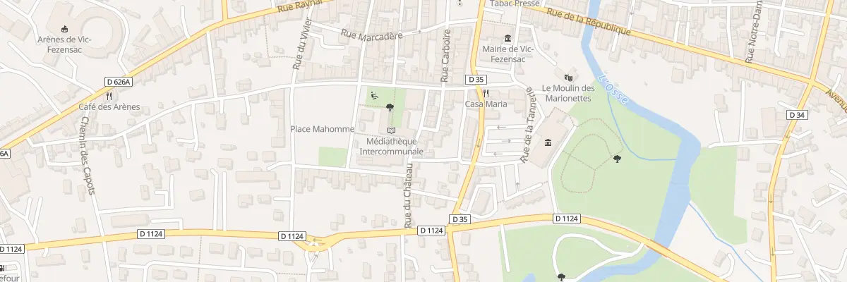 Plan du 4 Rue de l’Hospice à Vic-Fezensac