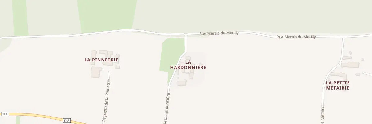 Plan du 3 La Hardonniere à Cravant-les-Côteaux