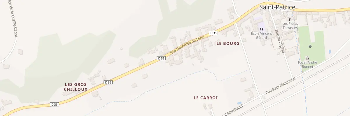 Plan du 108 Rue Dorothée de Dino à Coteaux-sur-Loire