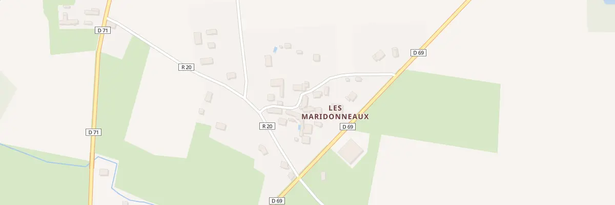 Plan du 8 Rte des Maridonneaux à Hommes