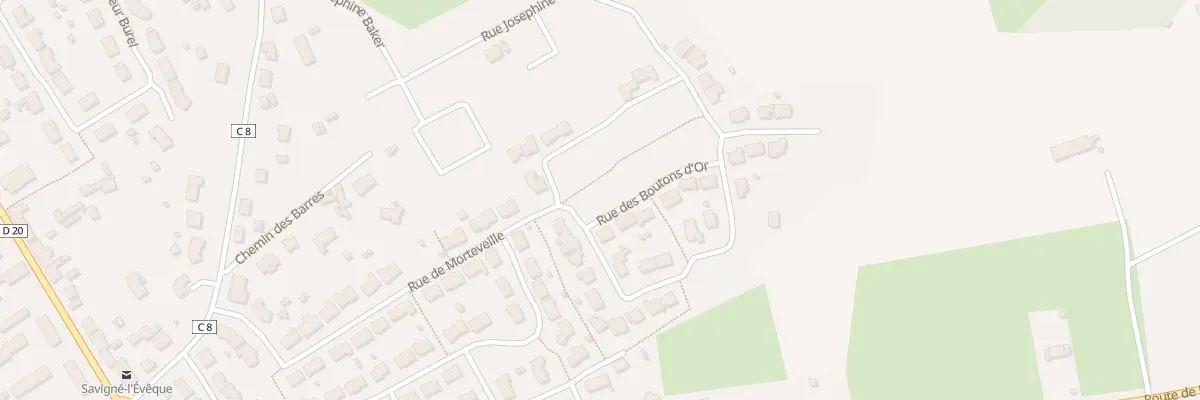Plan du 22 Rue des Boutons D Or à Savigné-l’Évêque