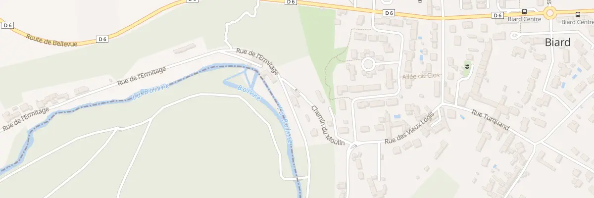 Plan du 4 Rue de l’Érmitage à Biard