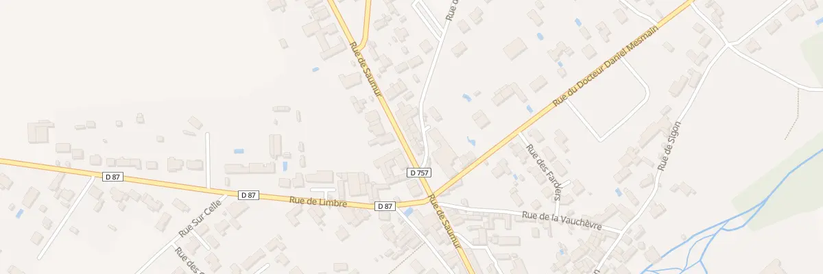 Plan du 44B Rue de Saumur à Migné-Auxances