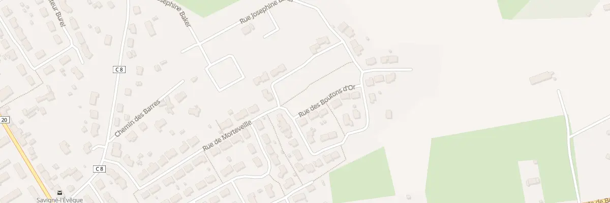 Plan du 20 Rue des Boutons D Or à Savigné-l’Évêque