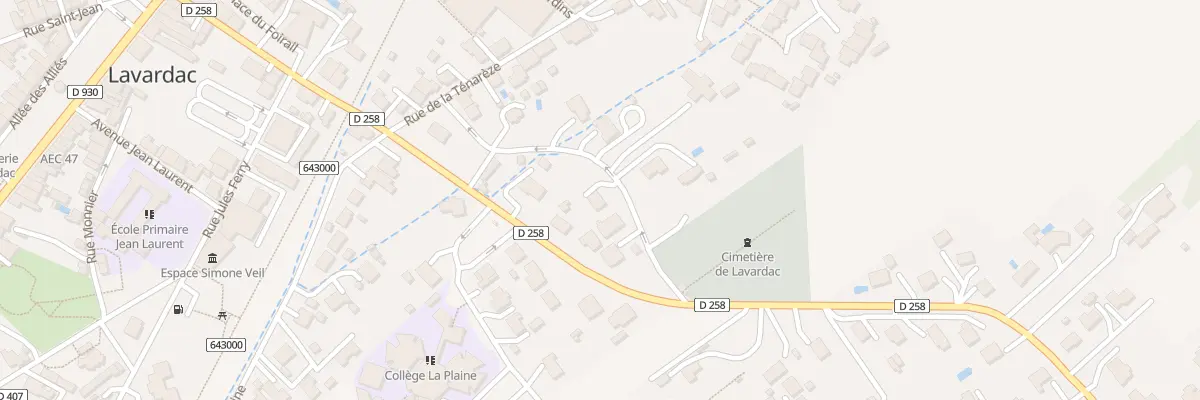 Plan du 4 Rue des Acacias à Lavardac