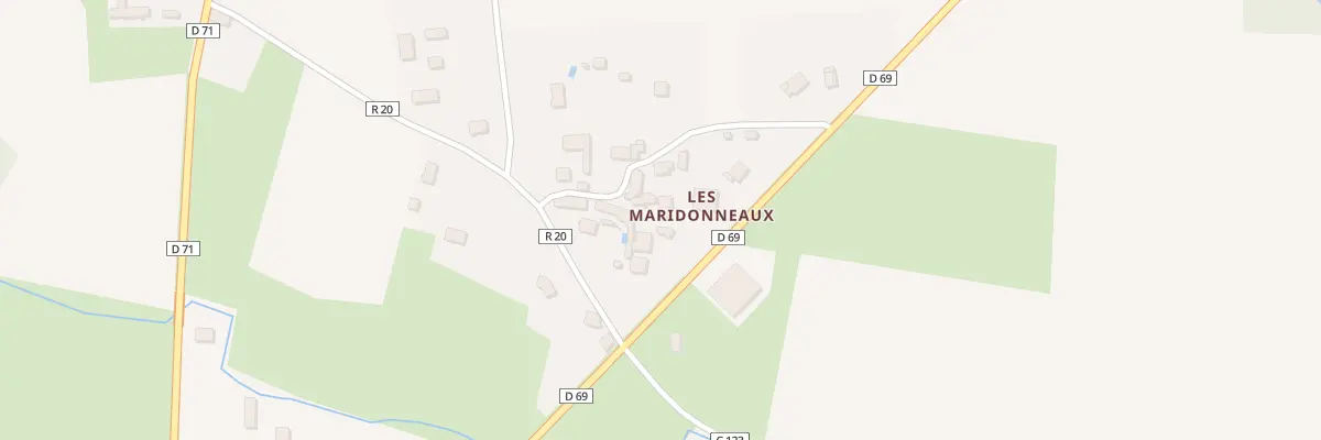 Plan du 6 Rte des Maridonneaux à Hommes