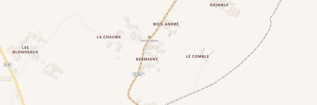 Plan du 99 Germigny à Braye-sous-Faye