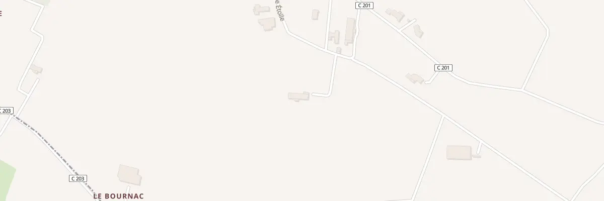 Plan du 290 Che de la Belle étoile à Saussignac