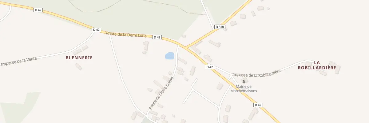 Plan du 20 Le Bourg à Marchemaisons