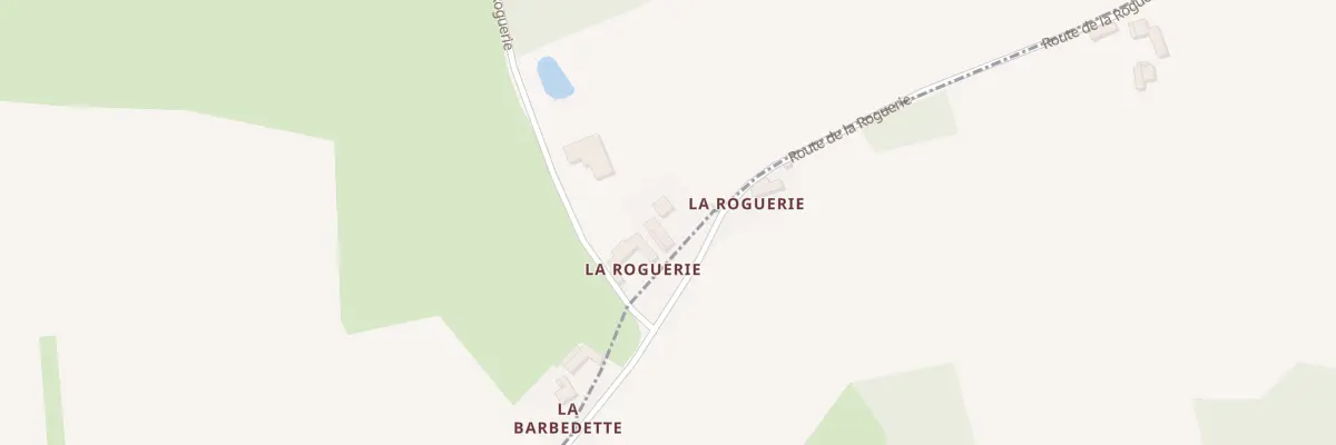 Plan du 5842 La Roguerie à Mayet