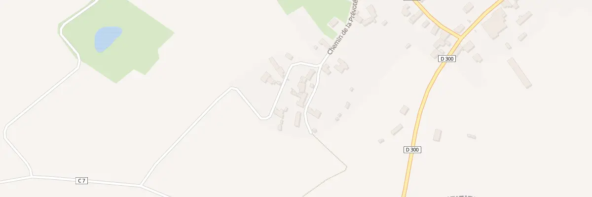 Plan du 7 Che de la Prevote à Saosnes