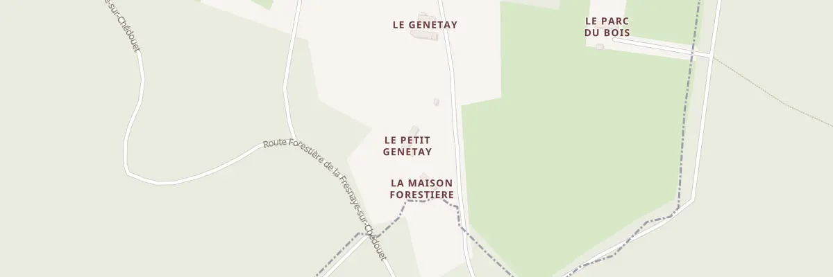 Plan du 5039 Le Petit Genetay à Louzes
