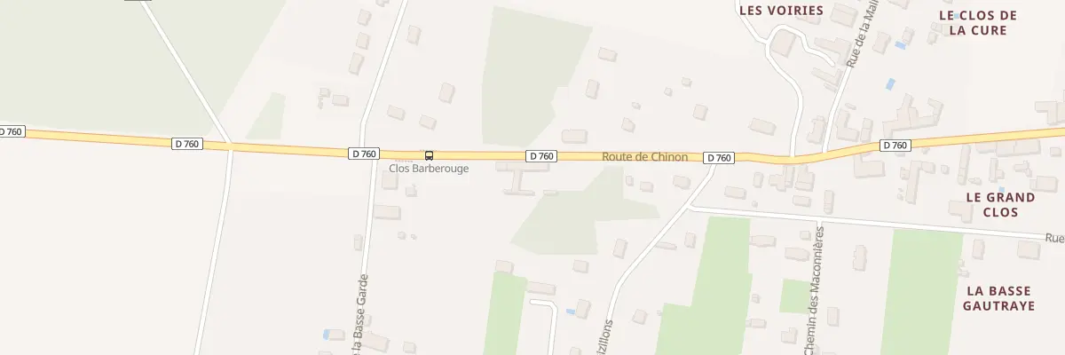 Plan du 31 Rte de Chinon à Anché